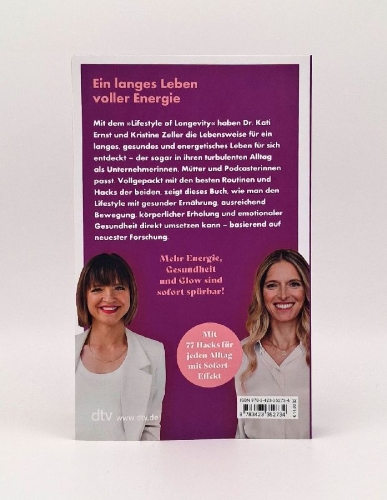 Buchcover und Innenansicht für das Buch: Lifestyle of Longevity