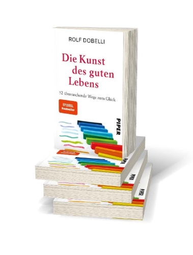 Buchcover und Innenansicht für das Buch: Die Kunst des guten Lebens
