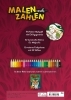 Buchcover und Innenansicht für das Buch: Ravensburger Malen nach Zahlen Fabelwesen - 32 Motive abgestimmt auf Buntstiftsets mit 24 Farben (Stifte nicht enthalten) - Malbuch mit nummerierten Ausmalfeldern für fortgeschrittene Fans der Reihe
