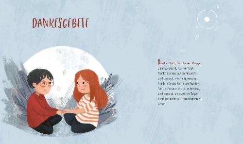 Buchcover und Innenansicht für das Buch: Herders Buch der Kindergebete