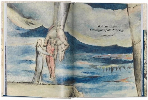 Buchcover und Innenansicht für das Buch: William Blake. Dante's 'Divine Comedy'. The Complete Drawings