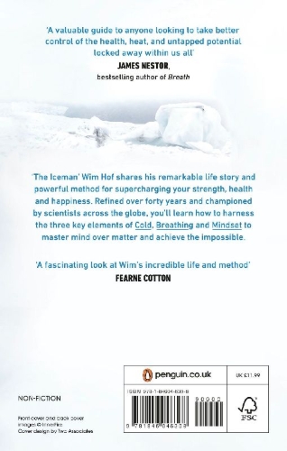 Buchcover und Innenansicht für das Buch: The Wim Hof Method