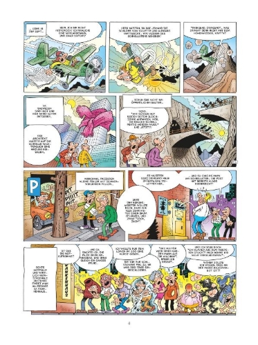 Buchcover und Innenansicht für das Buch: Mortadelo y Filemon: Urgencias del hospiatal... fatal!