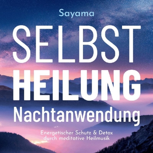 Buchcover und Innenansicht für das Buch: Selbstheilung Nachtanwendung