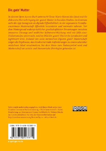 Buchcover und Innenansicht für das Buch: Die 'gute' Mutter