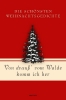 Buchcover und Innenansicht für das Buch: Von drauß' vom Walde komm ich her. Die schönsten Weihnachtsgedichte