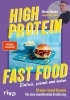 Buchcover und Innenansicht für das Buch: High Protein Fast Food