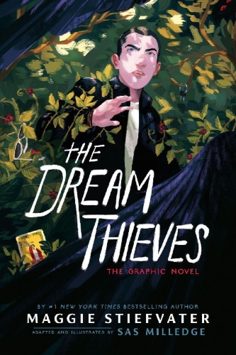 Buchcover und Innenansicht für das Buch: The Dream Thieves: The Graphic Novel
