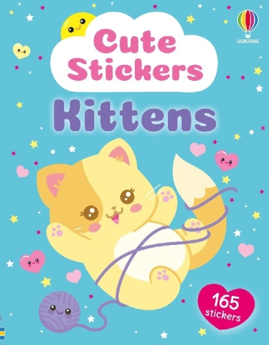 Buchcover und Innenansicht für das Buch: Cute Stickers Kittens