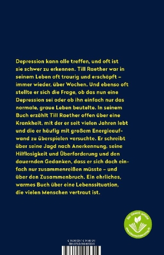 Buchcover und Innenansicht für das Buch: Bin ich schon depressiv, oder ist das noch das Leben?