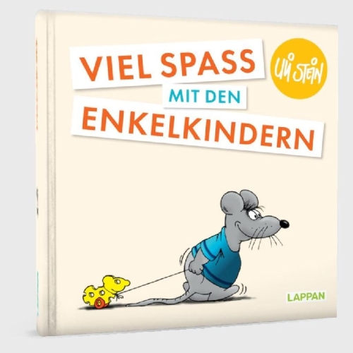 Buchcover und Innenansicht für das Buch: Uli Stein: Plötzlich Familie!: Viel Spaß mit den Enkelkindern