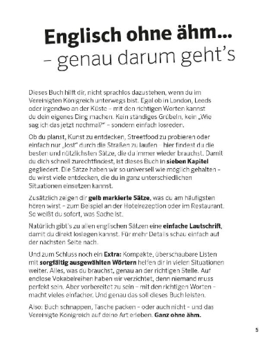 Buchcover und Innenansicht für das Buch: PONS Englisch ohne ähm