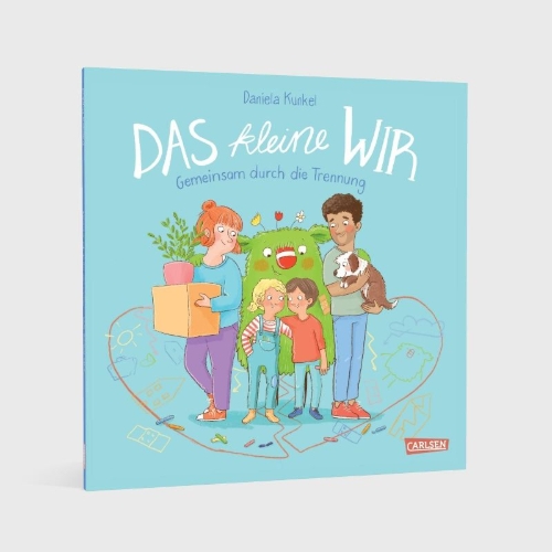 Buchcover und Innenansicht für das Buch: Das kleine WIR | Gemeinsam durch die Trennung