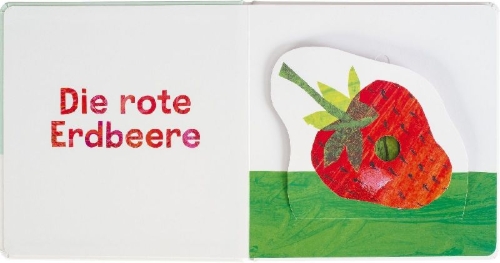 Buchcover und Innenansicht für das Buch: Die kleine Raupe Nimmersatt - Farben