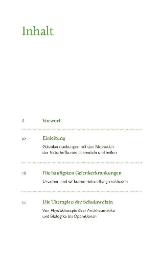 Buchcover und Innenansicht für das Buch: Die Natur-Docs - Meine besten Heilmittel für Gelenke. Arthrose, Rheuma und Schmerzen
