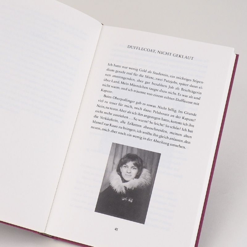 Buchcover und Innenansicht für das Buch: Männer in Kamelhaarmänteln