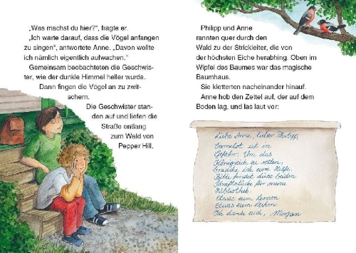Buchcover und Innenansicht für das Buch: Das magische Baumhaus junior (Band 22) - Flucht vor dem Erdbeben