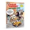 Buchcover und Innenansicht für das Buch: Mortadelo y Filemon: El coche eléctrico