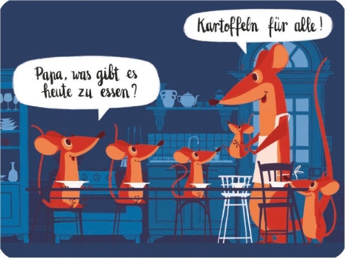 Buchcover und Innenansicht für das Buch: Moi ! Moi ! Moi !
