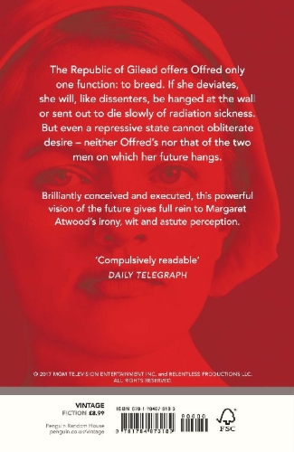 Buchcover und Innenansicht für das Buch: The Handmaid's Tale. TV Tie-In