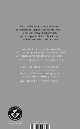 Buchcover und Innenansicht für das Buch:  Eg er ein annan. Septologien III - V