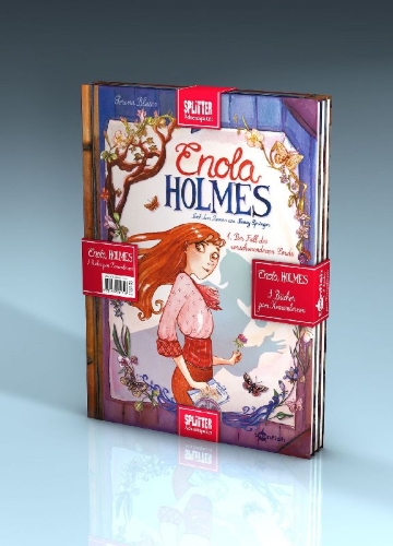 Buchcover und Innenansicht für das Buch: Enola Holmes