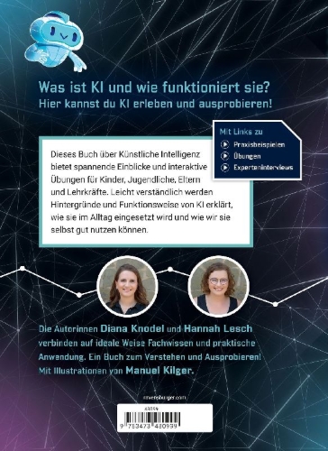 Buchcover und Innenansicht für das Buch: KI und du
