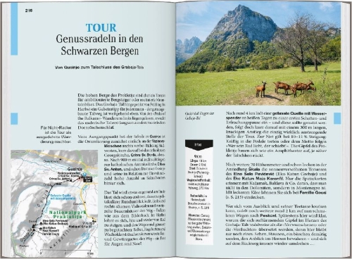 Buchcover und Innenansicht für das Buch: DUMONT Reise-Taschenbuch Reiseführer Montenegro