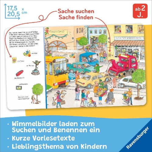 Buchcover und Innenansicht für das Buch: Sachen suchen: Meine Fahrzeuge