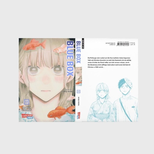 Buchcover und Innenansicht für das Buch: Ao no Hako