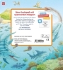 Buchcover und Innenansicht für das Buch: Mein Sachen suchen Wimmelbuch: Dinosaurier