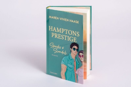 Buchcover und Innenansicht für das Buch: Hamptons Prestige - Sparks & Scandals