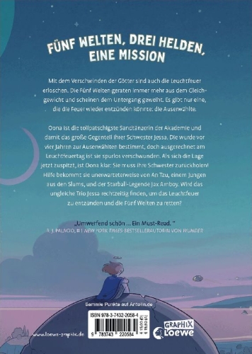 Buchcover und Innenansicht für das Buch: 5 Worlds (Band 1) - Der Sandkrieger