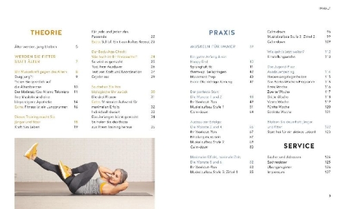 Buchcover und Innenansicht für das Buch: Mit 50 fitter als mit 30