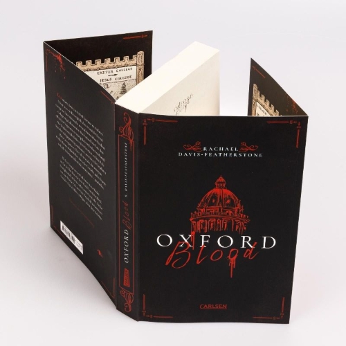 Buchcover und Innenansicht für das Buch: Oxford Blood