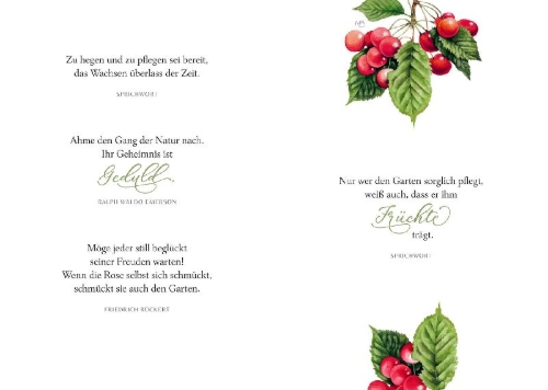 Buchcover und Innenansicht für das Buch: Pflück dir dein Glück