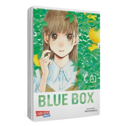 Buchcover und Innenansicht für das Buch: Ao no Hako