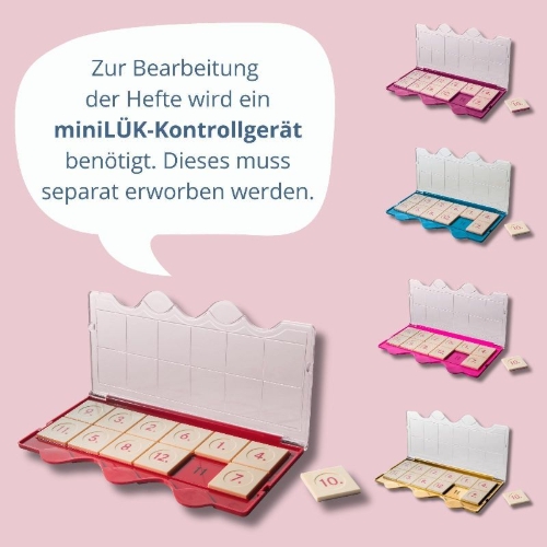 Buchcover und Innenansicht für das Buch: miniLÜK. Kindergarten/Vorschule Konzentrationsspiele mit Peppa Pig
