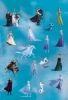 Buchcover und Innenansicht für das Buch: Disney Die Eiskönigin: Stickern und Malen mit Elsa und Anna