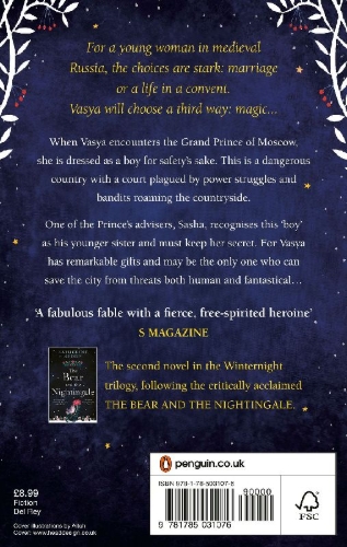Buchcover und Innenansicht für das Buch: The Girl in The Tower