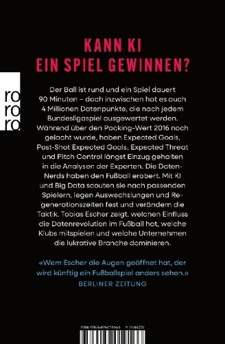 Buchcover und Innenansicht für das Buch: Die Zukunft des Fußballs