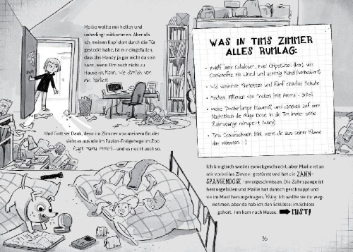 Buchcover und Innenansicht für das Buch: Penny Pepper 8 - Schurken auf dem Schulhof