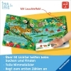 Buchcover und Innenansicht für das Buch: Mein großes Lichter-Wimmelbuch - Im Dschungel