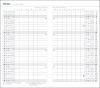 Buchcover und Innenansicht für das Buch: Monats-Taschenkalender, schwarz 2027
