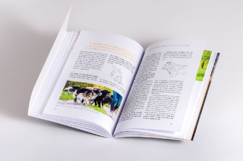Buchcover und Innenansicht für das Buch: Nähe und Distanz in der Hundeerziehung