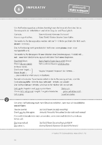 Buchcover und Innenansicht für das Buch: PONS Verben & Zeiten üben Englisch