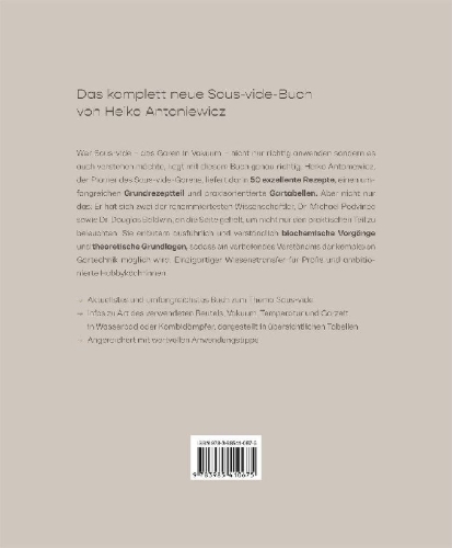Buchcover und Innenansicht für das Buch: Sous vide