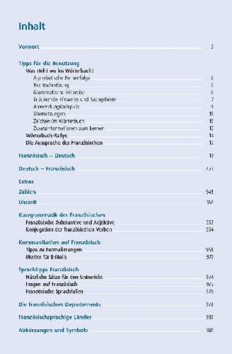 Buchcover und Innenansicht für das Buch: Langenscheidt Power Wörterbuch Französisch