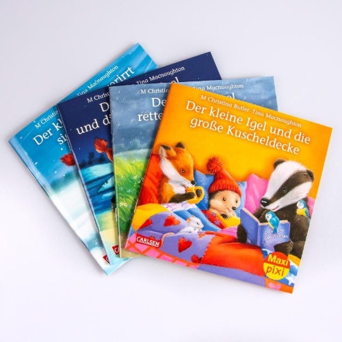 Buchcover und Innenansicht für das Buch: Pixi-8er-Set 263: Der kleine Igel (8x1 Exemplar)