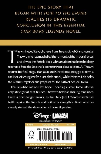Buchcover und Innenansicht für das Buch: Star Wars: The Last Command